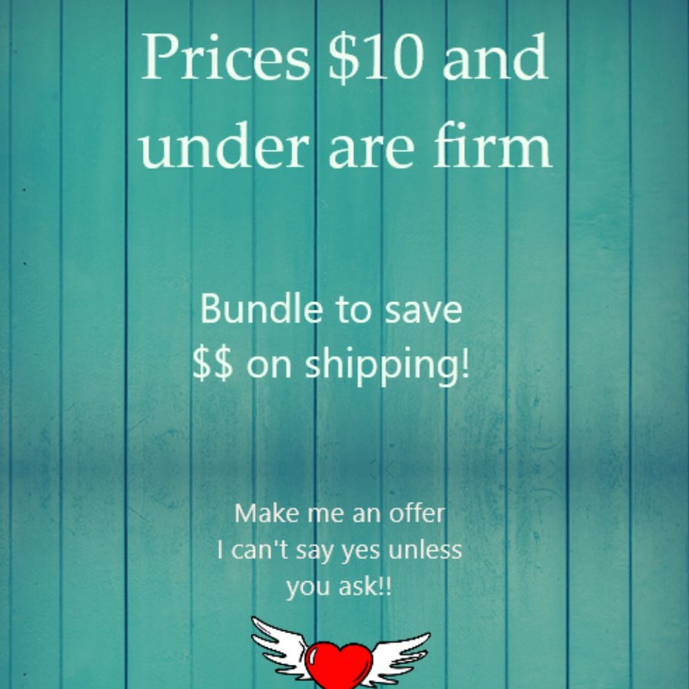 Items $10/ prices are FIRM